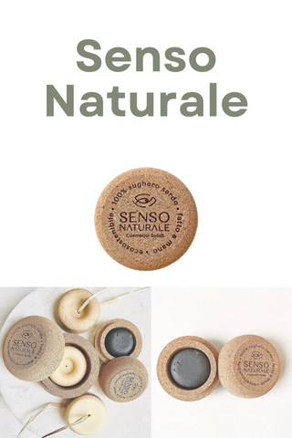 Senso Naturale SMALL cork container for Solid Face Mousse and Deodorant