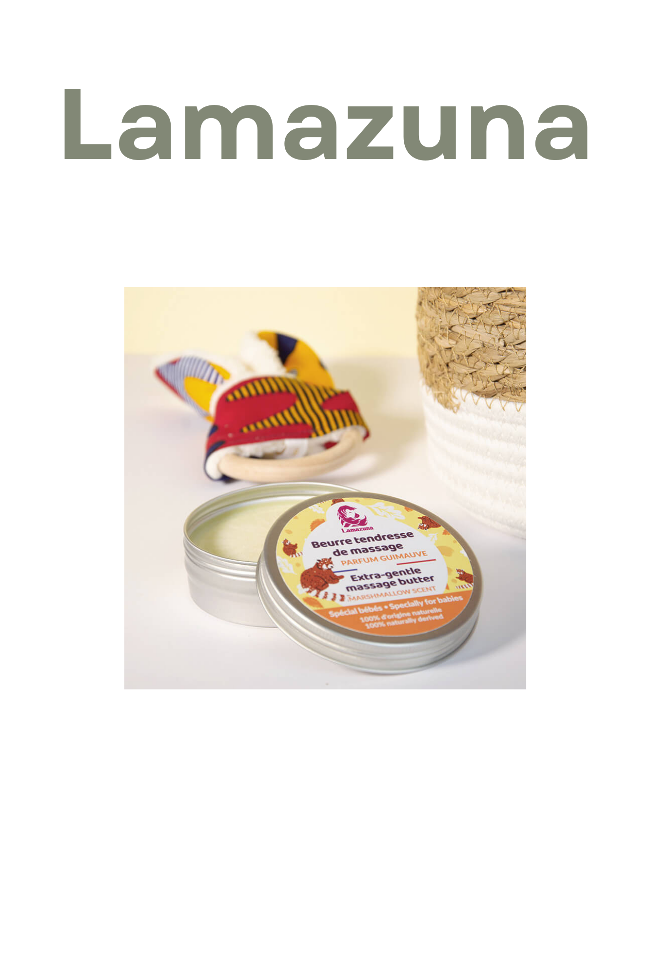 Lamazuna Extra-Gentle Massage Butter